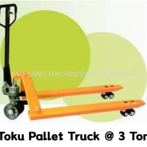 TOKU 3TON PALLET TRUCK. MODEL: SAPL30